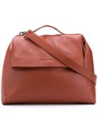 Fabiana Filippi Foldover Top Shoulder Bag - Brown