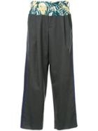 Kolor Contrast Tailored Trousers - Grey