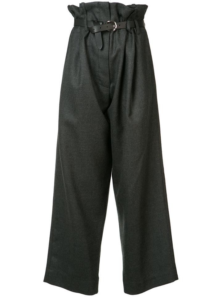 Vivienne Westwood Anglomania - Alien Trousers - Women - Virgin Wool - 40, Grey, Virgin Wool