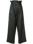 Vivienne Westwood Anglomania - Alien Trousers - Women - Virgin Wool - 40, Grey, Virgin Wool