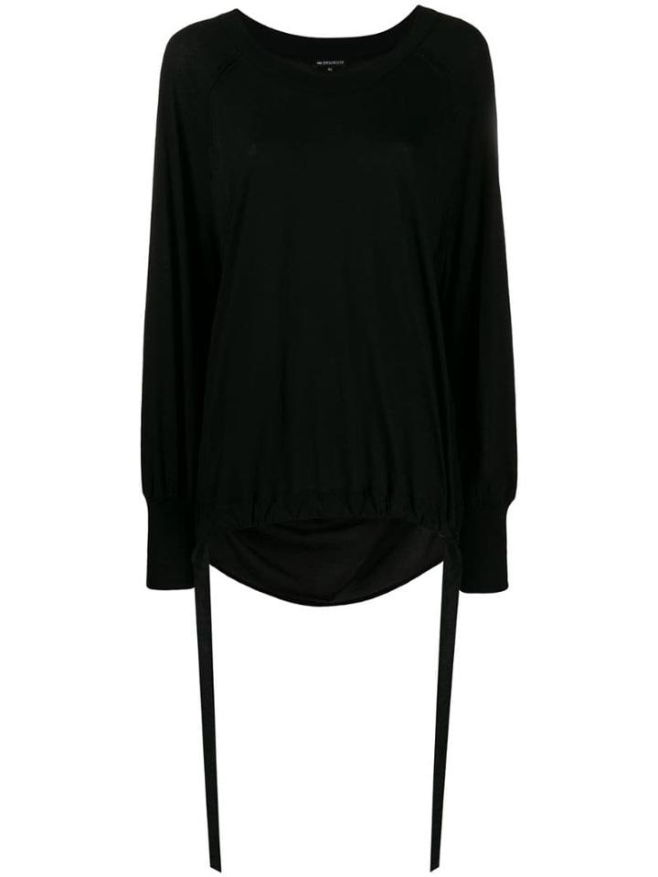 Ann Demeulemeester Oversized Knit Sweater - Black