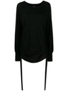 Ann Demeulemeester Oversized Knit Sweater - Black
