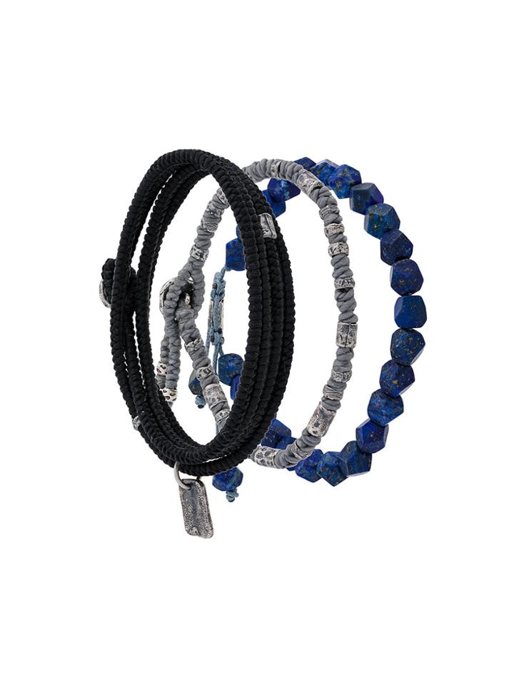 M. Cohen Set Of Three Stacked Bracelets - Multicolour