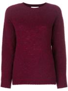 Officine Generale Crew Neck Sweater - Red