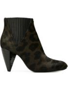 Lanvin Leopard Print Booties