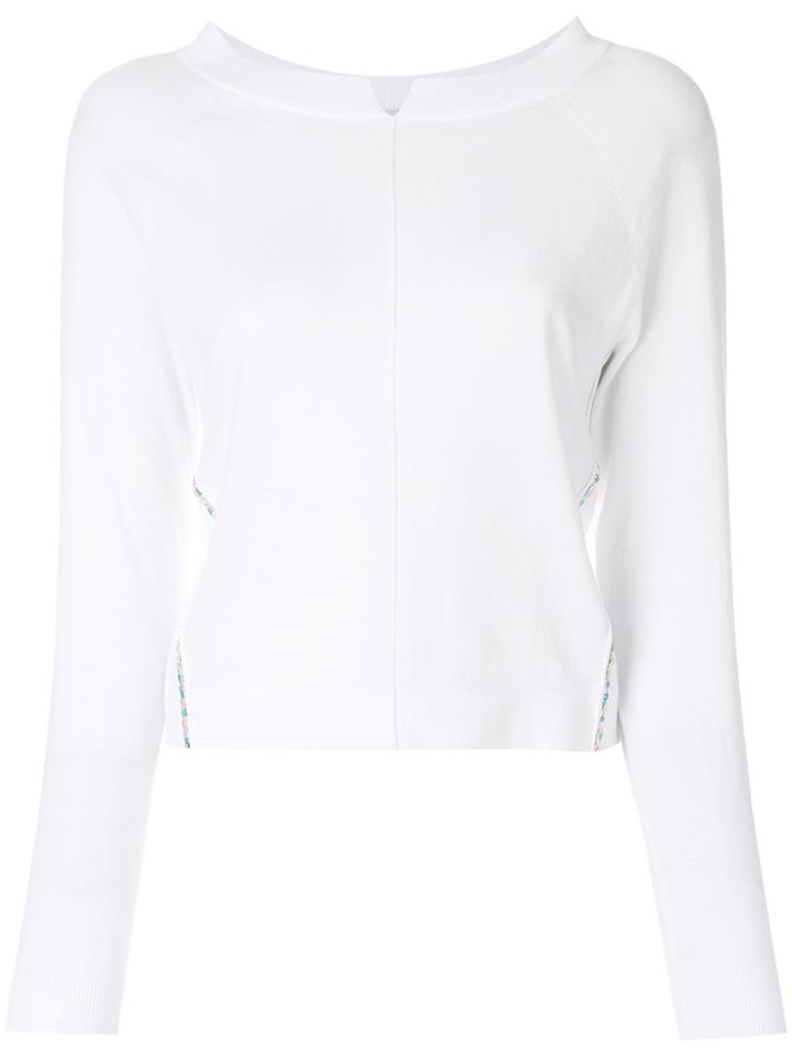 Twin-set Round Neck Jumper - White