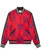 Gucci Guccighost Bomber - Red