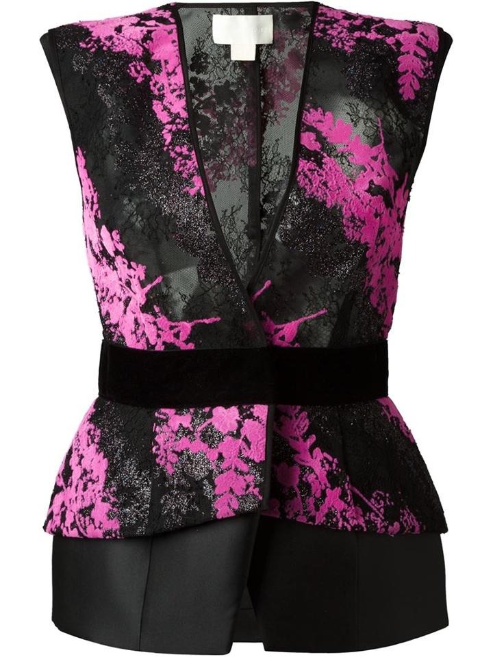 Antonio Berardi Flocked Lace Vest