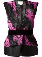 Antonio Berardi Flocked Lace Vest