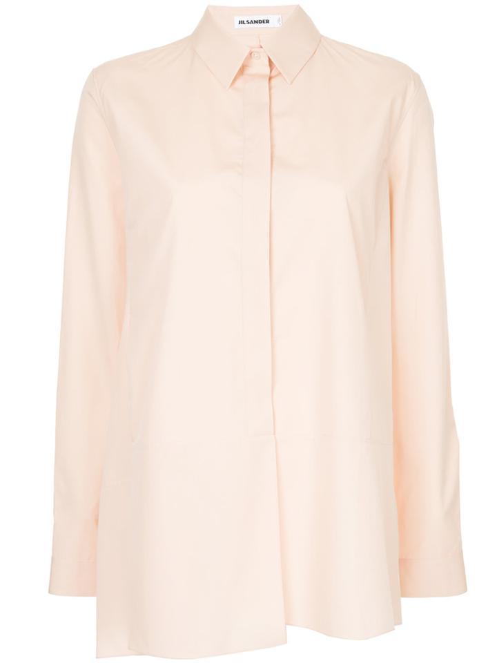 Jil Sander Long Sleeved Shirt - Pink & Purple
