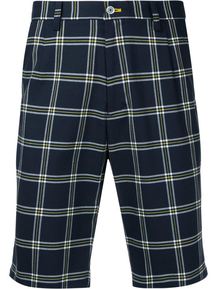 Guild Prime Nautical Checked Shorts - Blue