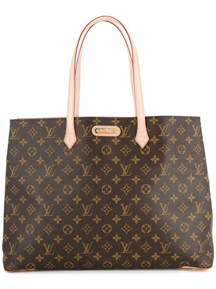 Louis Vuitton Vintage Wilshire Monogram Tote Bag - Brown