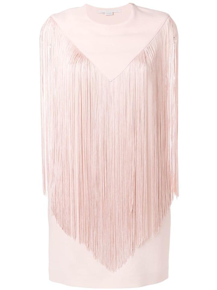 Stella Mccartney Fringed Mini Dress - Pink