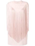 Stella Mccartney Fringed Mini Dress - Pink