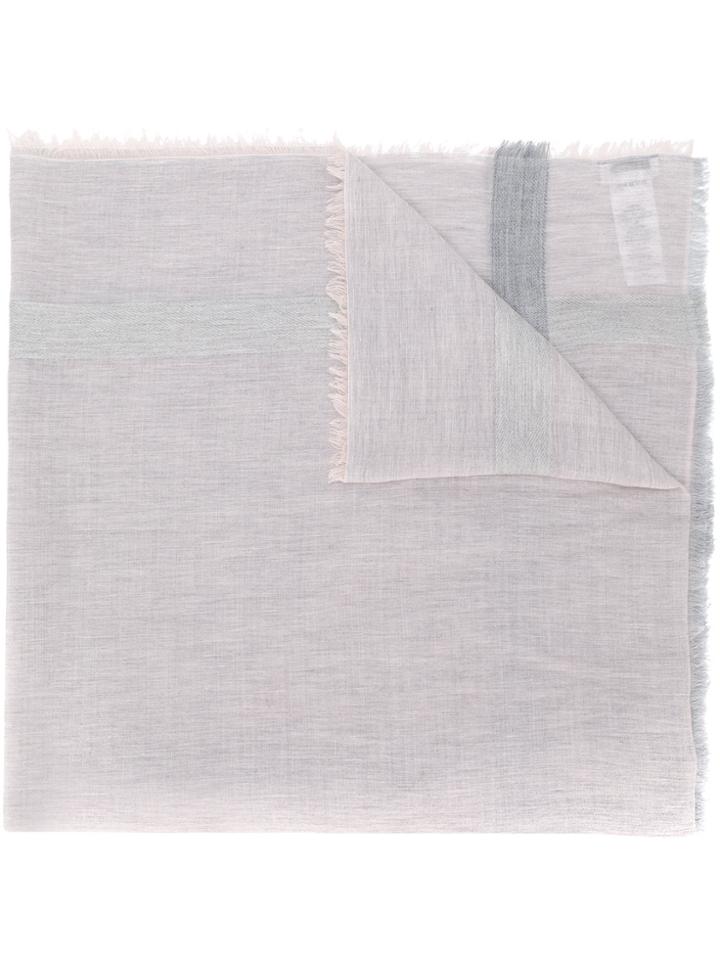 Closed Lightweight Scarf - Grey