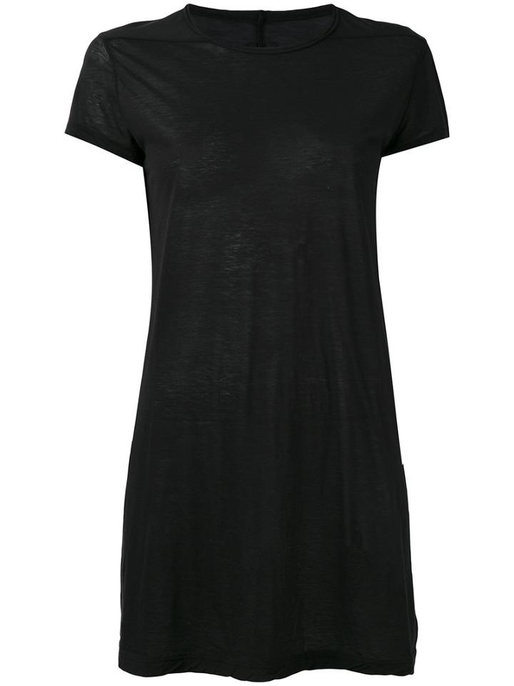 Rick Owens Drkshdw - Longline T-shirt - Women - Cotton - S, Black, Cotton