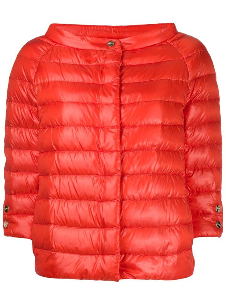 Herno Shell Puffer Jacket - Orange