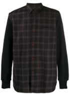 Junya Watanabe Man Poplin-panelled Shirt - Grey