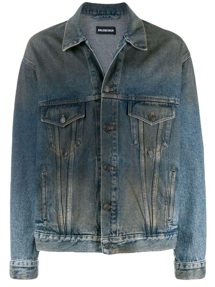 Balenciaga Big Fit Jacket - Blue