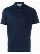 Canali Classic Polo Shirt, Men's, Size: 52, Blue, Cotton