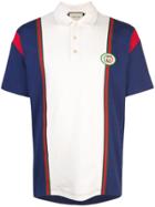 Gucci Paneled Polo Shirt - Blue