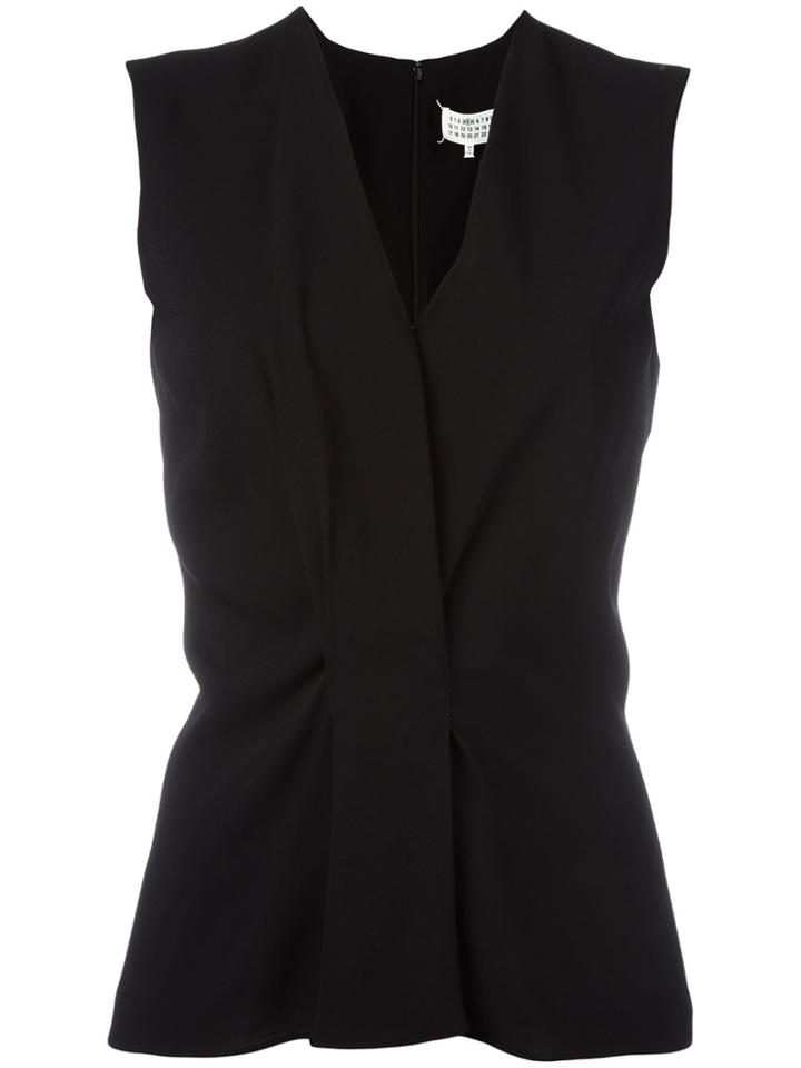 Maison Margiela Pinched Detail Vest - Black