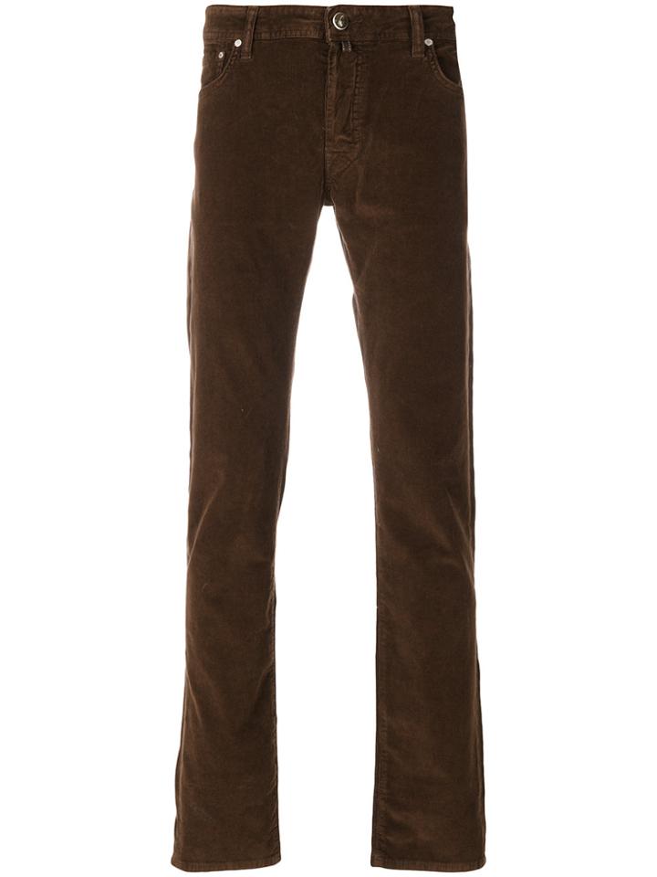 Jacob Cohen Plain Chinos - Brown