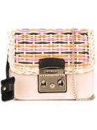 Furla Woven Crossbody Bag