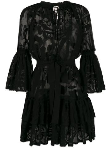 Emilio Pucci Lace Beach Dress - Black