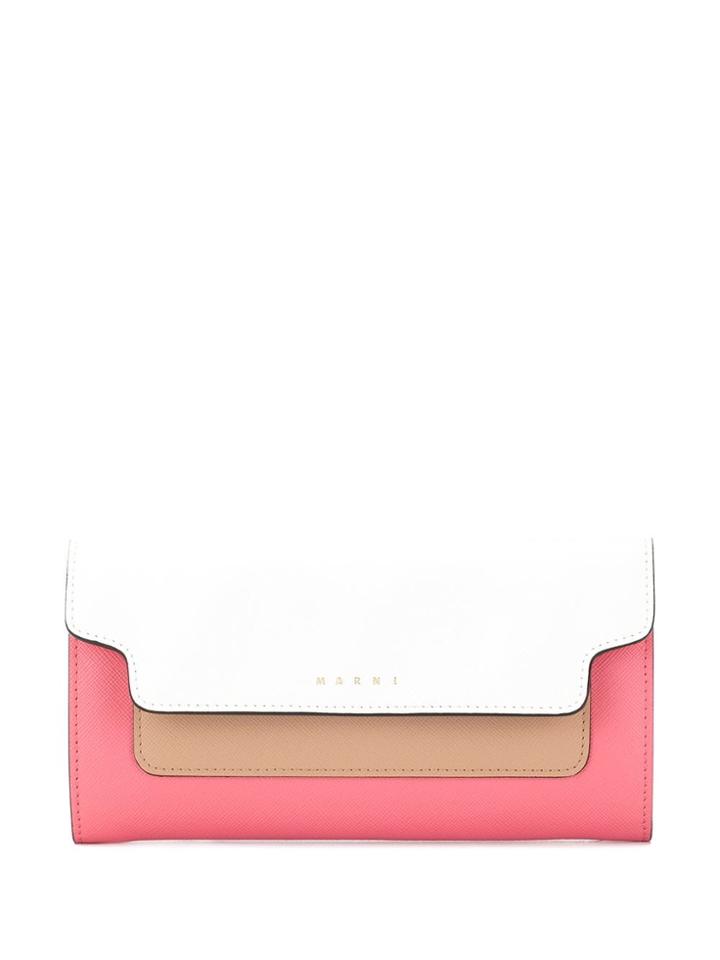 Marni Continental Wallet - White