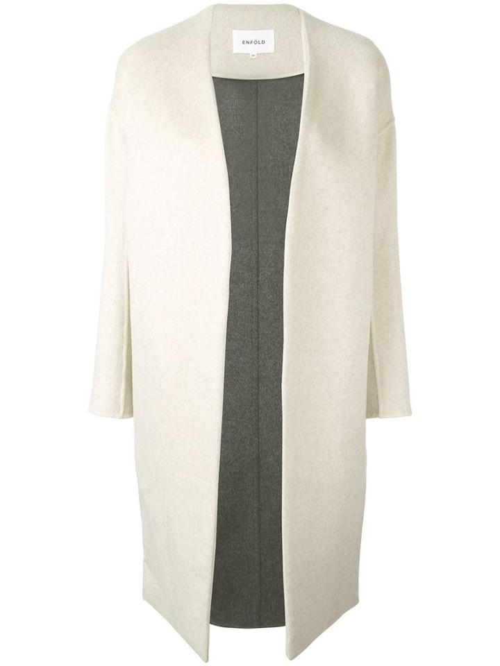 Enföld Maxi Coat, Women's, Size: 36, Nude/neutrals, Cotton/polyester/rayon/wool