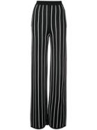 Balmain Striped Trousers - Black