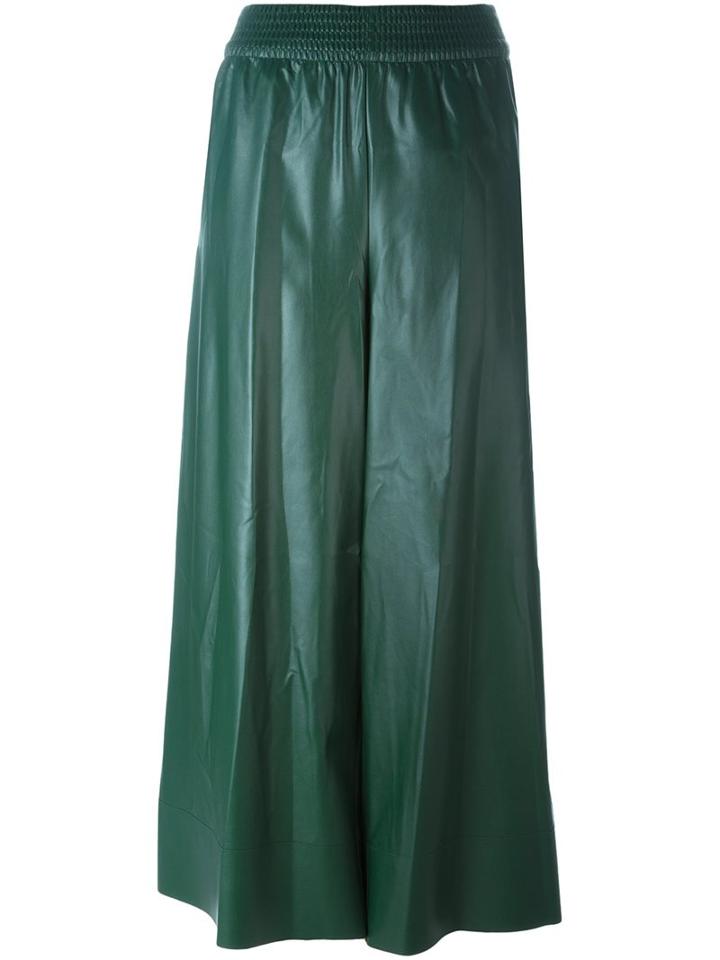 Cédric Charlier Flared Cropped Trousers