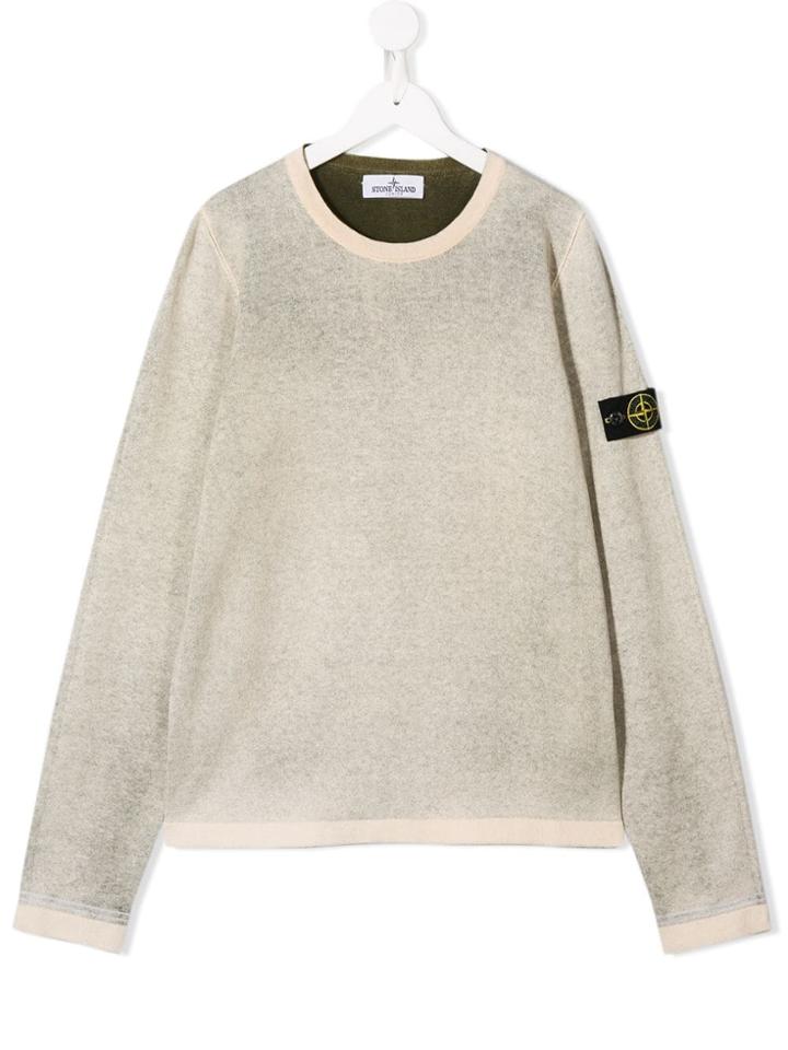 Stone Island Junior Structured Sweater - Neutrals