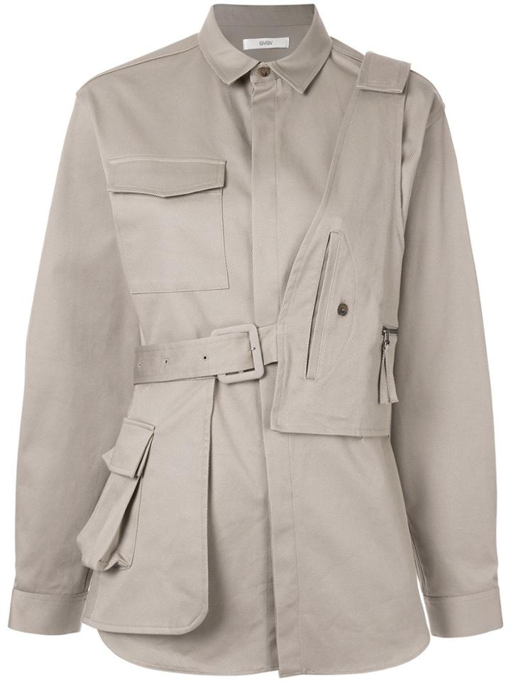 G.v.g.v. Layered Twill Shirt - Grey