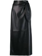 Nanushka High Waisted Pencil Skirt - Black