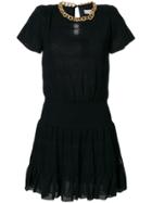 Michael Michael Kors Chain-embellished Mini Dress - Black