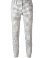 Alberto Biani Floral Print Trousers, Women's, Size: 42, Nude/neutrals, Cotton/spandex/elastane
