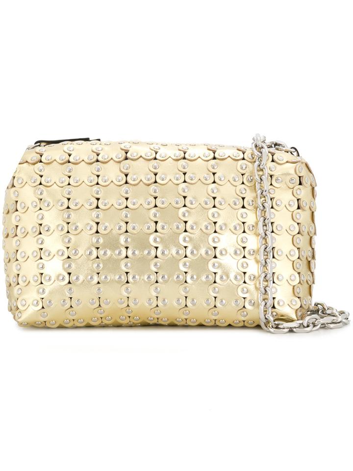 Red Valentino Flowers Puzzle Camera Bag - Metallic