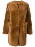 Marni - Shearling Fur Coat - Women - Sheep Skin/shearling - 42, Brown, Sheep Skin/shearling