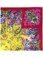 Etro - Floral Print Scarf - Women - Silk/cotton/cashmere - One Size, Women's, Silk/cotton/cashmere