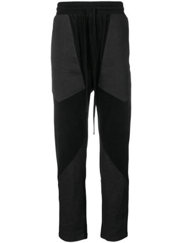 Forcerepublik Panelled Trousers - Black