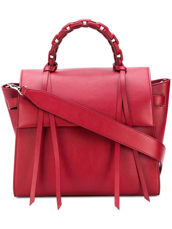 Elena Ghisellini Large Angel Tote - Red