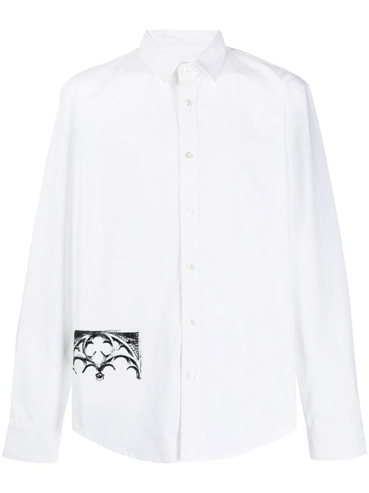 Jw Anderson Classic Printed Shirt - White
