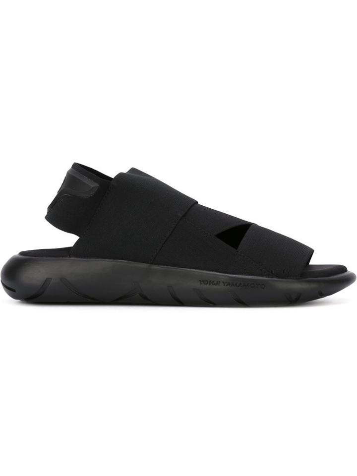 Y-3 Monochrome Sling Back Sandals