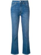 Amo Flared Cropped Jeans - Blue