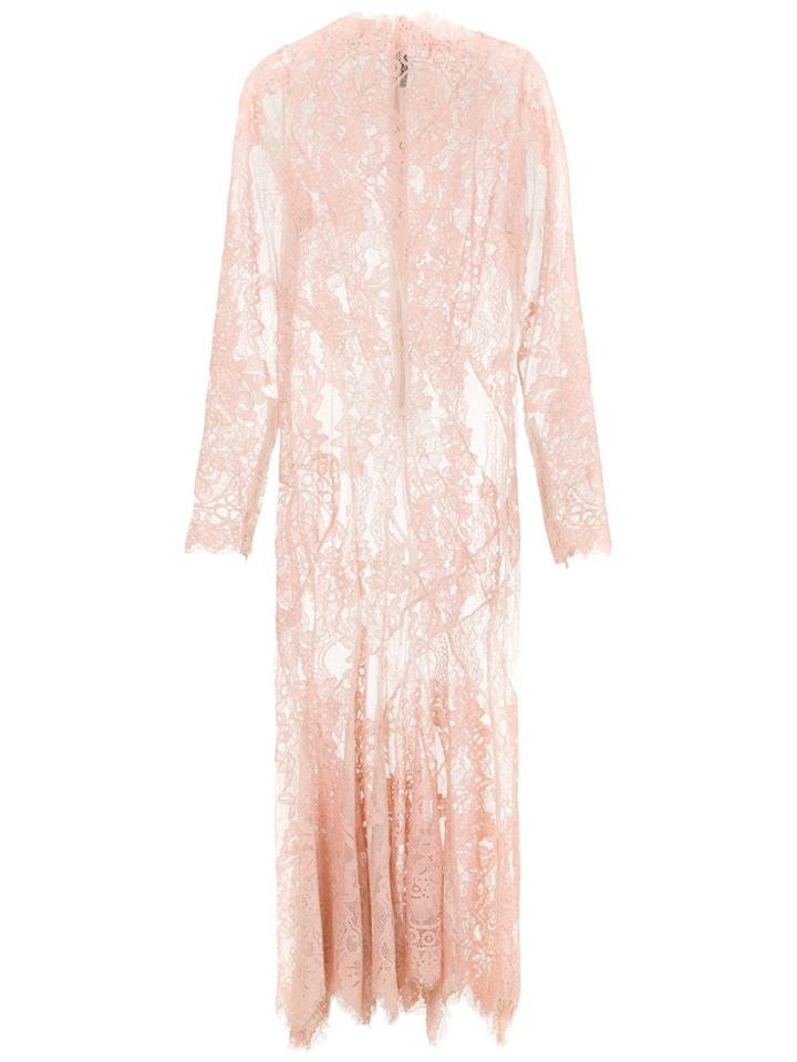 À La Garçonne Lace Midi Dress - Pink