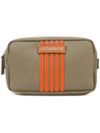 Dsquared2 - Striped Logo Washbag - Men - Polyester - One Size, Green, Polyester
