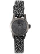 Christian Koban Cute Diamond Watch, Women's, Black, Black Diamond/stingray/stainless Steel