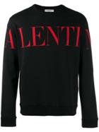 Valentino Valentino Print Sweatshirt - Black